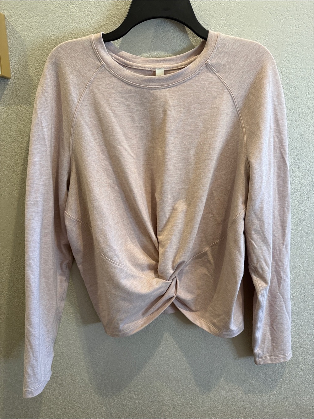 Women's Lululemon Twist-Front Long Sleeve Top - Light Mauve